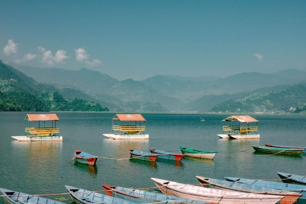 phokhara lake in nepal
